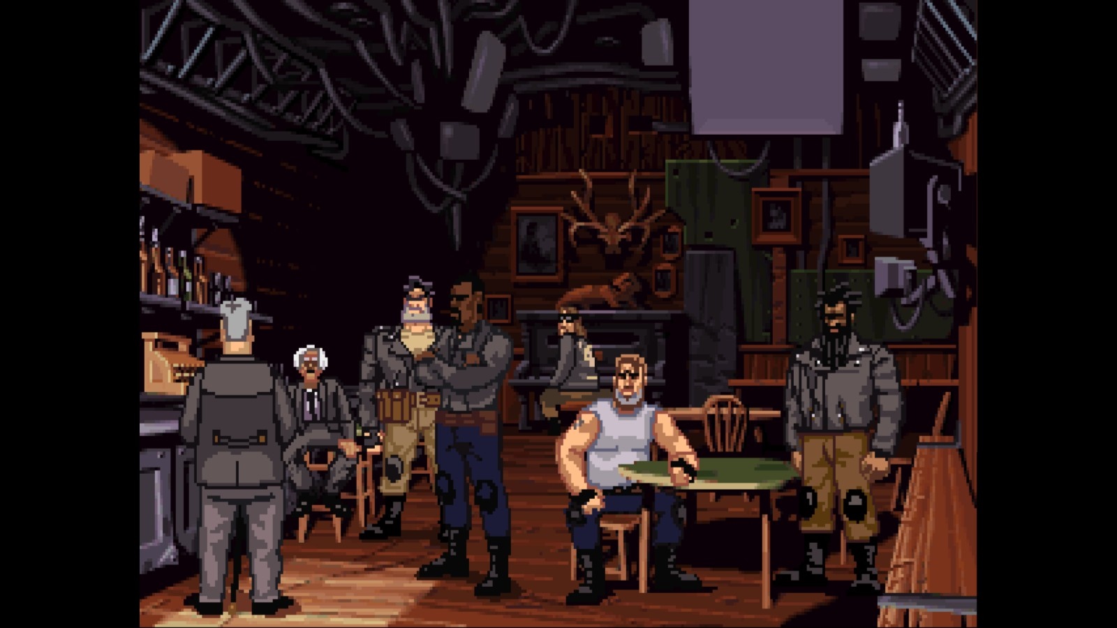 Full throttle. Full Throttle (игра, 1995). Игра Full Throttle Remastered. Фулл тротл 1995. Байкер Бен из Full Throttle.