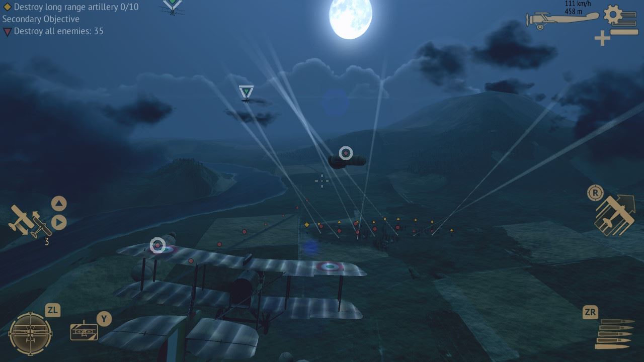 warplanes: ww1 sky aces controls